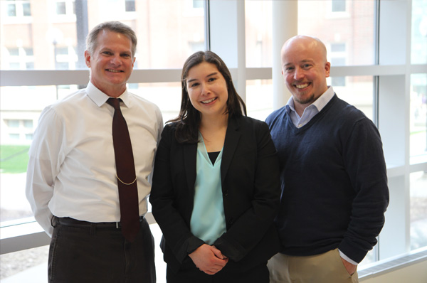Vic Massaglia, Megan LaFontaine, and Darren Kaltved
