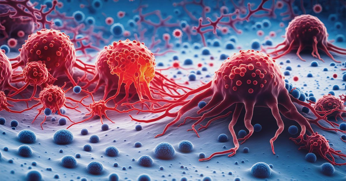 3D image of cancer cells